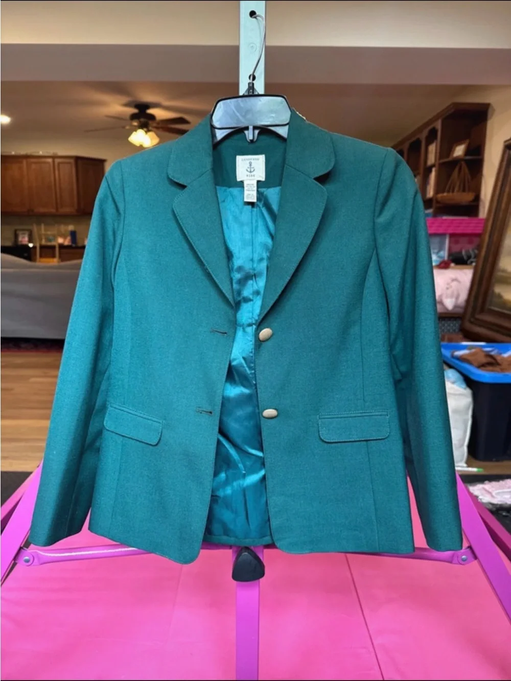 Lands End girls light blazer sz 10